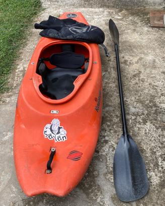 Kayak da fiume + pagaia