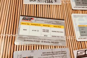 certificati di omologazione terminali moto