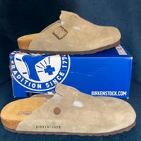 Birkenstock Boston Suede Sabbia 40 Nuove