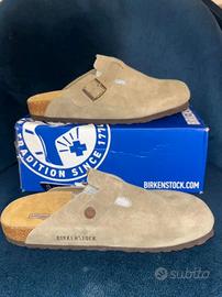 Birkenstock Boston Suede Sabbia 40 Nuove