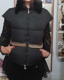 Smanicato nero donna tg44 snow secret piume d'oca