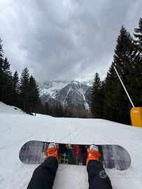 Snowboard drake 156 & attacchi burton