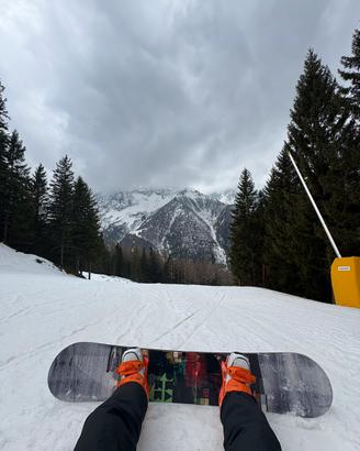 Snowboard drake 156 & attacchi burton