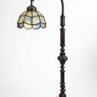 Lampada da terra con vetro di murano