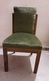 N° 4 sedie vintage anni '40