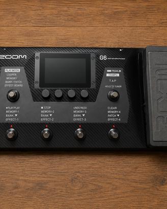 Pedaliera multieffetto Zoom G6