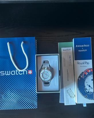 Audemars Piguet X Swatch Royal pop Huit Blanc