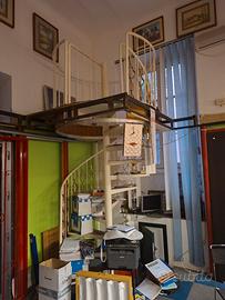 scala a chiocciola h 2,40 diametro 1,40