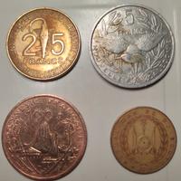 ✨ LOTTO RARO ✨ 4 Monete Esotiche.