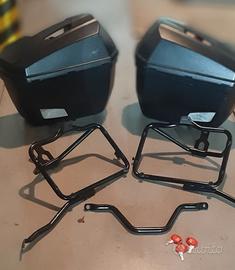 2 VALIGIE + SUPPORTI MOTO GUZZI V7 III 2017-2020