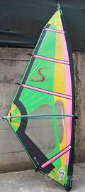 rig completo vela windsurf 35 principianti/bambino
