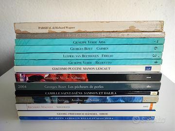 Lotto di 14 libri di Opere - Gran Teatro La Fenice