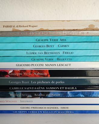 Lotto di 14 libri di Opere - Gran Teatro La Fenice