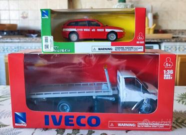 NewRay 1:36 Iveco e Alfa Romeo Vigili del Fuoco
