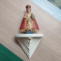 Bambino Gesù di Praga statuetta h.22cm gesso