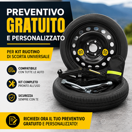 Kit Ruotino di Scorta Auto - Tutte le Misure