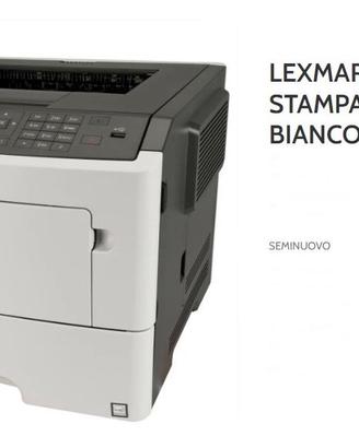 Stampante Laser Bianco e Nero Lexmark MS610DN