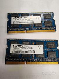 RAM 4 GB (2+2)  DDR3 SO-DIMM