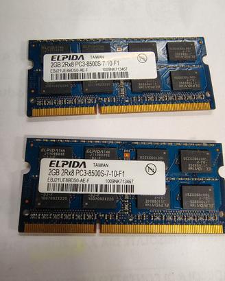 RAM 4 GB (2+2)  DDR3 SO-DIMM