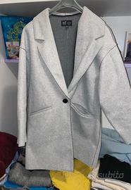 Cappotto grigio chiaro Zara TRF taglia S