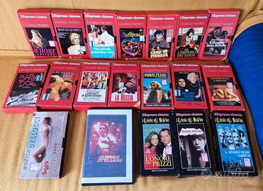 Lotto di 18 film VHS + 1 omaggio