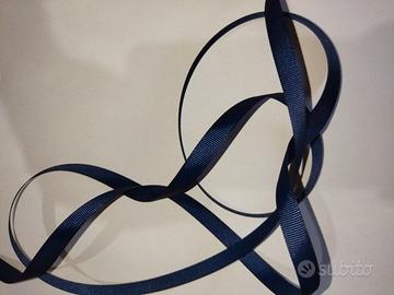 10 MT di Nastro Grosgrain da 10mm Blu