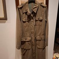 soprabito donna cotone verde militare Sportmaxcode