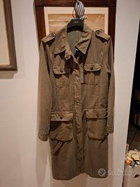 soprabito donna cotone verde militare Sportmaxcode