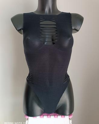 Body donna gotico elasticizzato sexy 