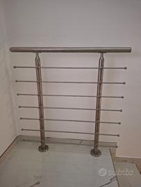 Ringhiera acciaio inox