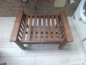 panche giardino portico