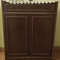 Scarpiera con cassetto legno