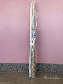 Asta per tende in legno