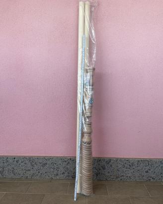 Asta per tende in legno