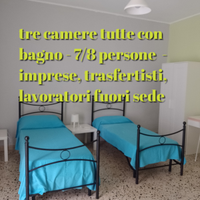 Tre camere tutte con bagno max 7/8 pers