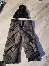 Pantalone neve bambino 4 anni + cappello