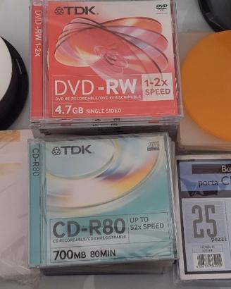 DVD-RW, DVD-R, CD-R, Porta cd/dvd - Nuovi