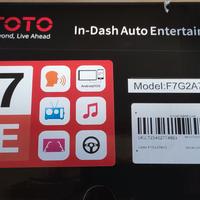 Autoradio Navigatore Atoto F7G2A7XED Qled-tasti-