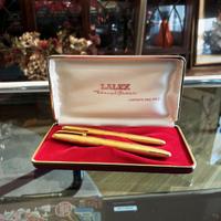 Stilografica + penna a sfera LALEX - Laminato ORO