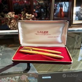 Stilografica + penna a sfera LALEX - Laminato ORO