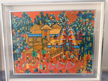 Grande quadro Balinese I.N Jatra