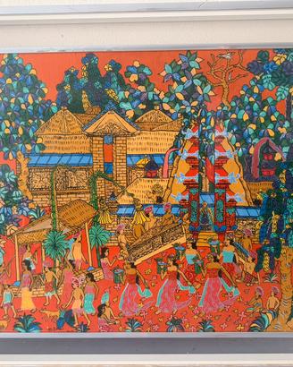 Grande quadro Balinese I.N Jatra