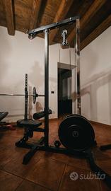 Lat machine/cavo basso con accessori