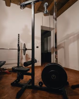 Lat machine/cavo basso con accessori