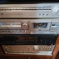 impianto completo audio Jcv e Aiwa