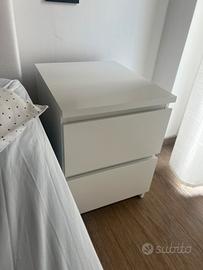 Comodino due cassetti ikea