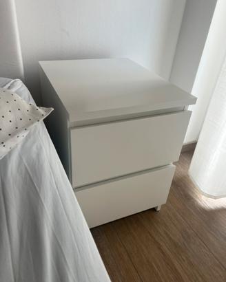 Comodino due cassetti ikea