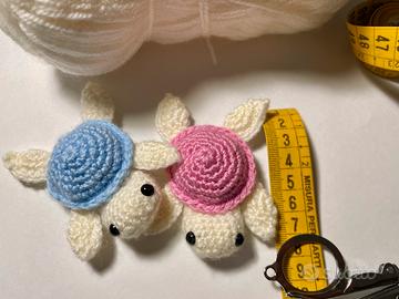 🐢 Tartarughine amigurumi fatte a mano - Idea regal