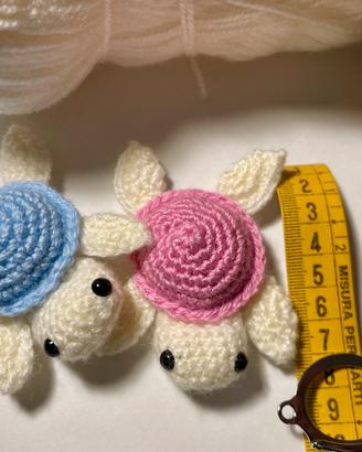 🐢 Tartarughine amigurumi fatte a mano - Idea regal