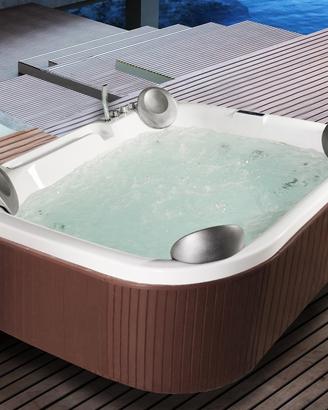 Vasca idromassaggio minipiscina rettangolare